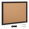 Brown Cork & Corrugated Paper Double-Sided Bulletin Board with MDF Frame
